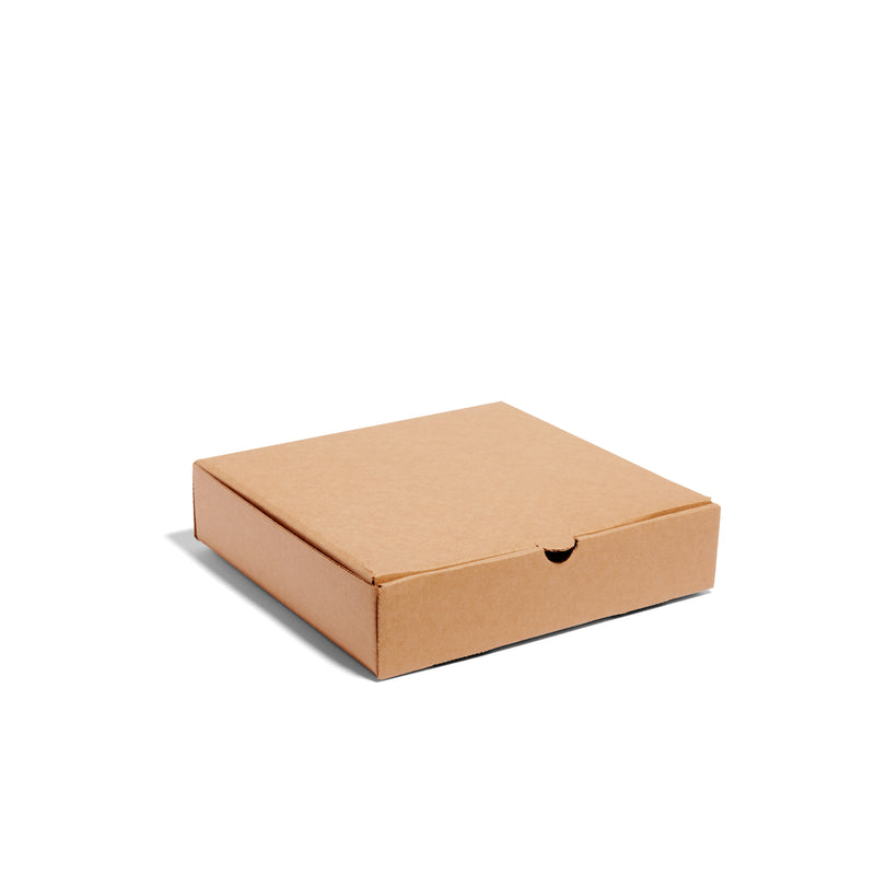 10" Kraft Corrugated Pizza Box - 100pk