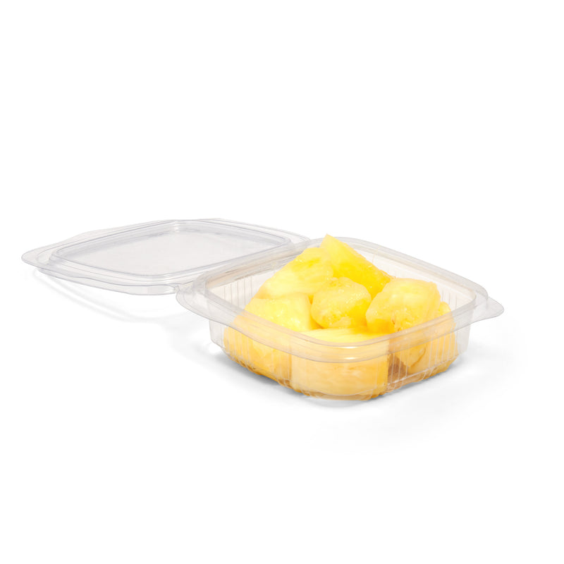 150ml Square Hinged Lid Salad Container - 500pk