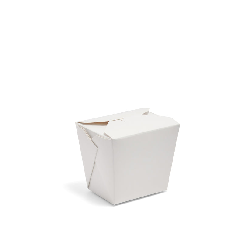 500ml (16oz) White Square Food Pail - 450pk