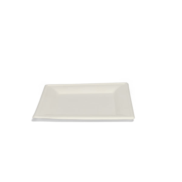 8x8" Bagasse Square Plate - 500pk