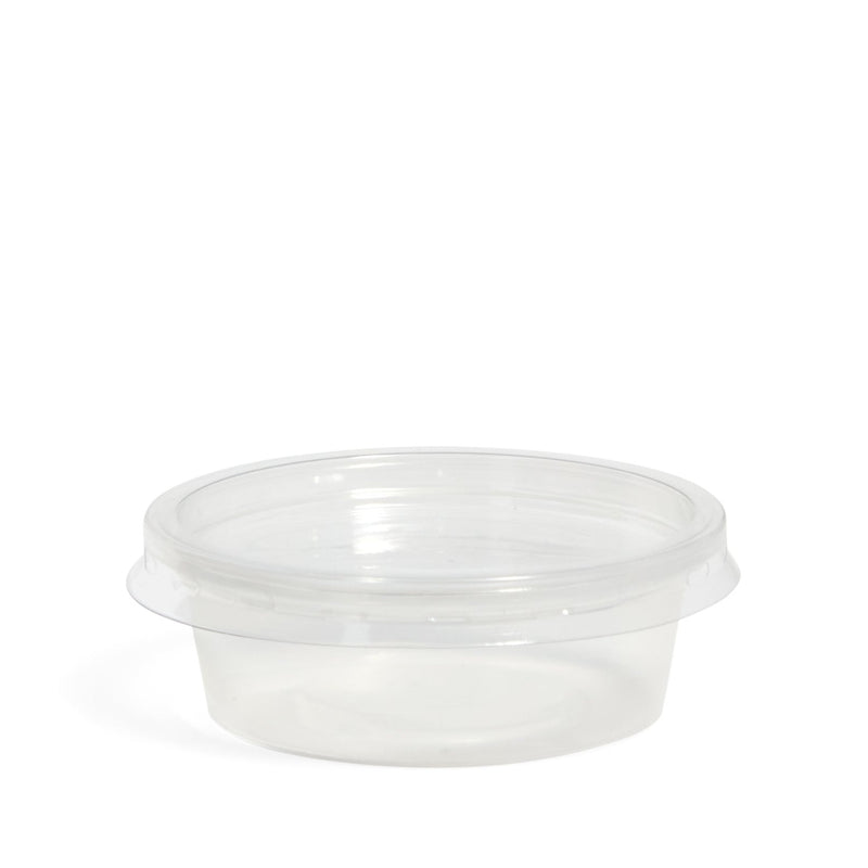 2oz RPET Sauce Pot & Lid - 1000pk