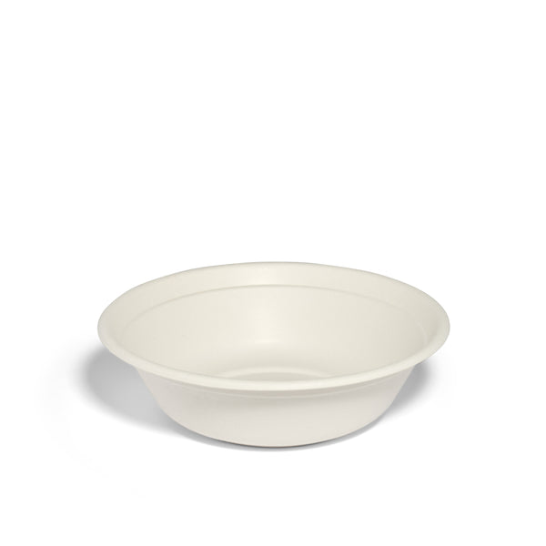 32oz (900ml) Round Bagasse Bowl - 500pk