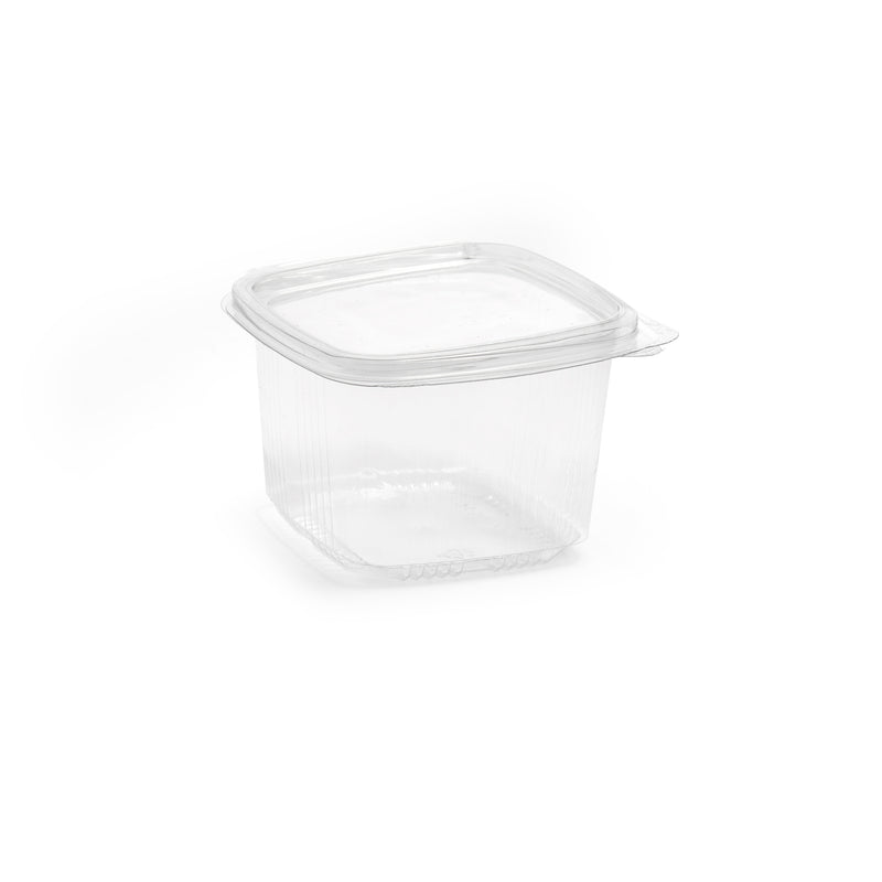 375ml Square Hinged Lid Salad Container - 500pk