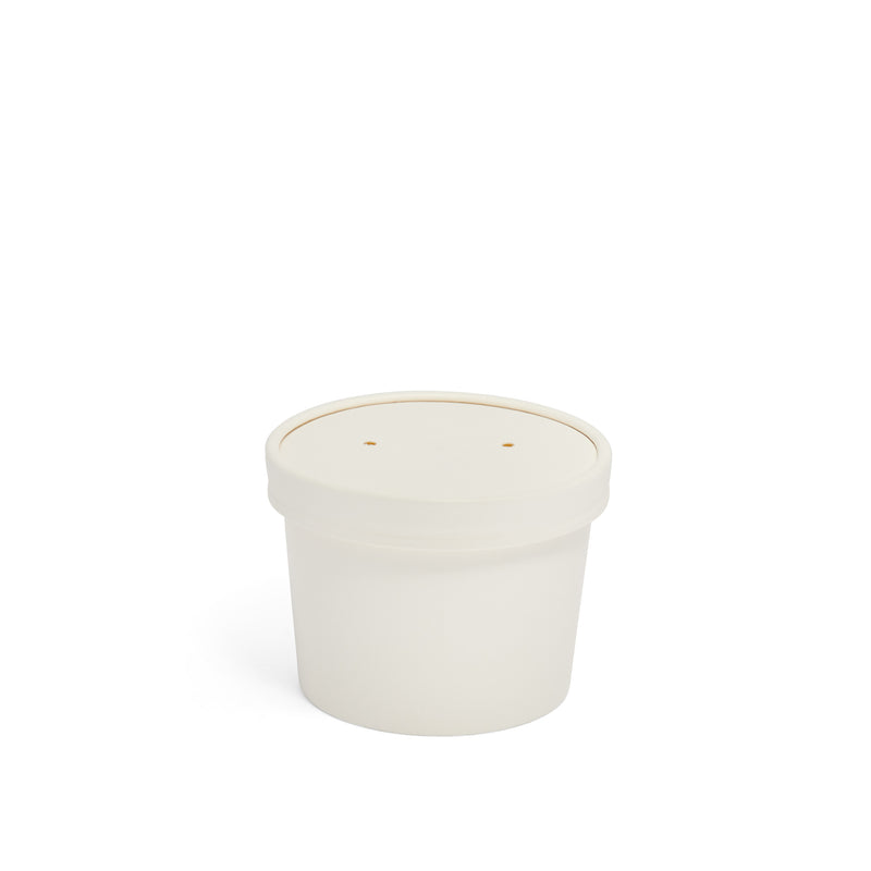 12oz White Paper Soup Container - 500pk