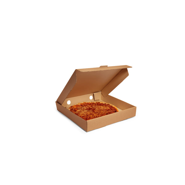 7" Kraft Corrugated Pizza Box - 100pk