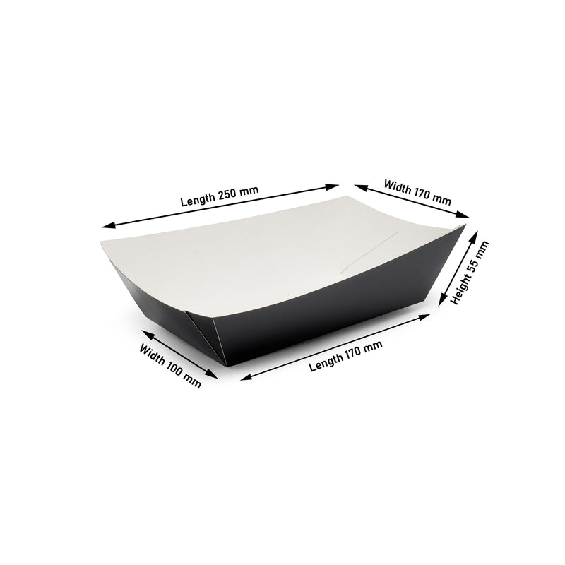 Large Black Meal Tray - 500pk