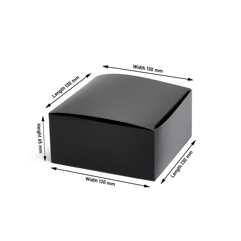 Standard Black Burger Box - 500pk