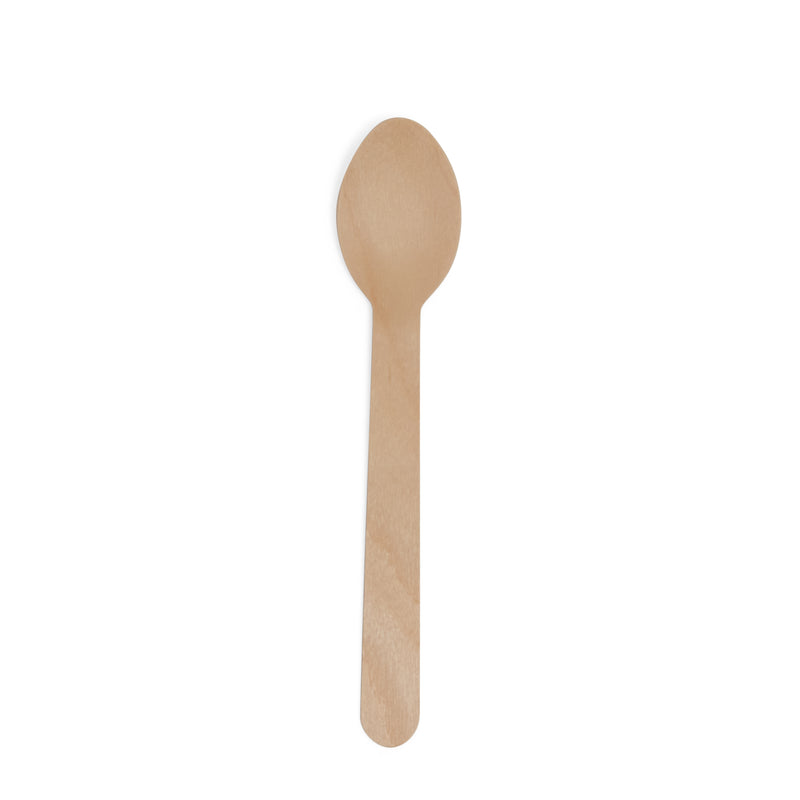 Compostable Wooden Dessert Spoon - 1000pk