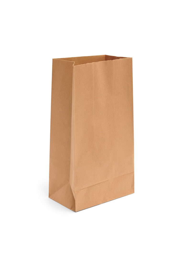 Small 7lb Kraft Paper Grab Bags - 250pk