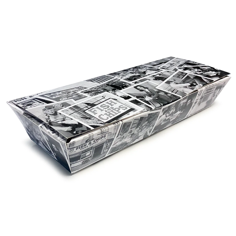 Large Newsprint Meal Box - 125pk