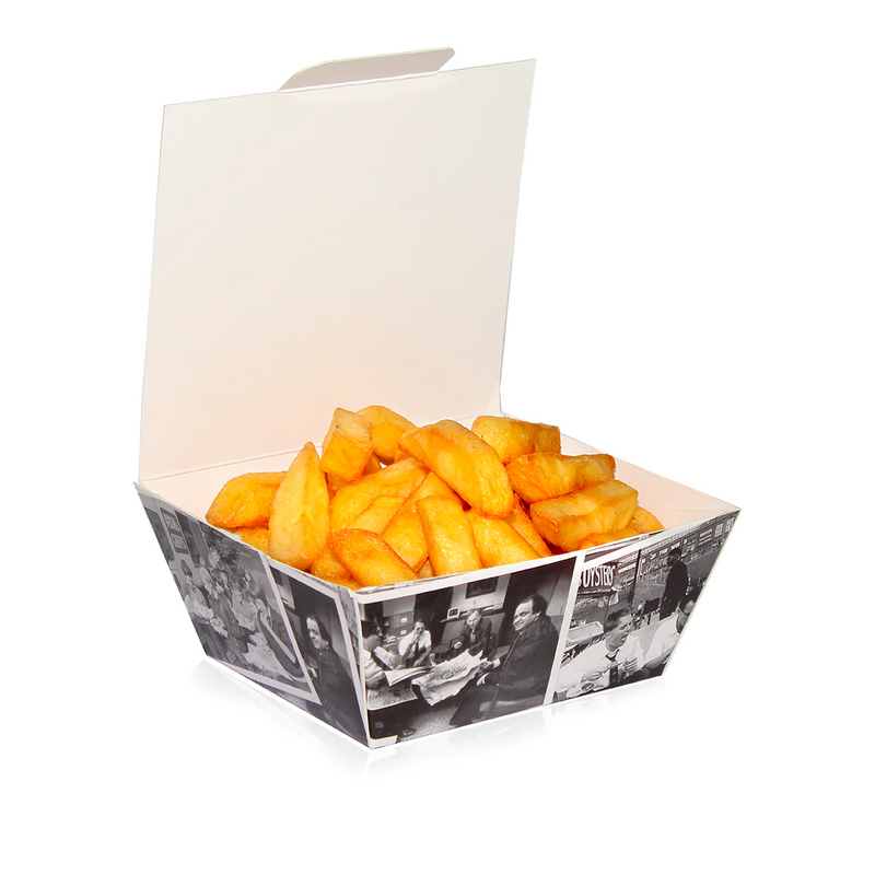 Small Newsprint Meal Box - 250pk