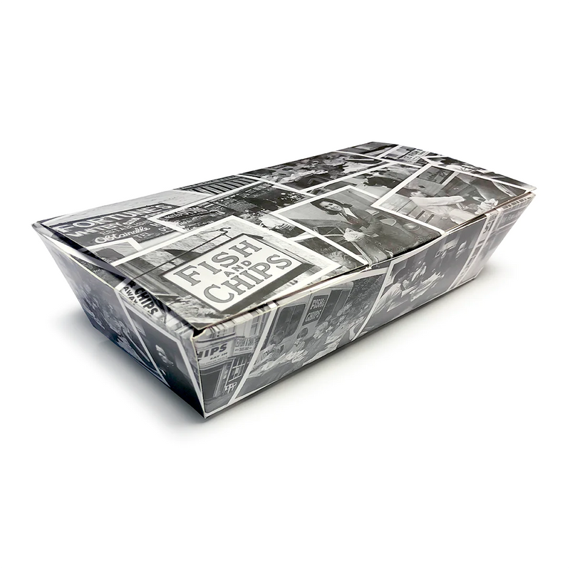 Standard Newsprint Meal Box - 150pk