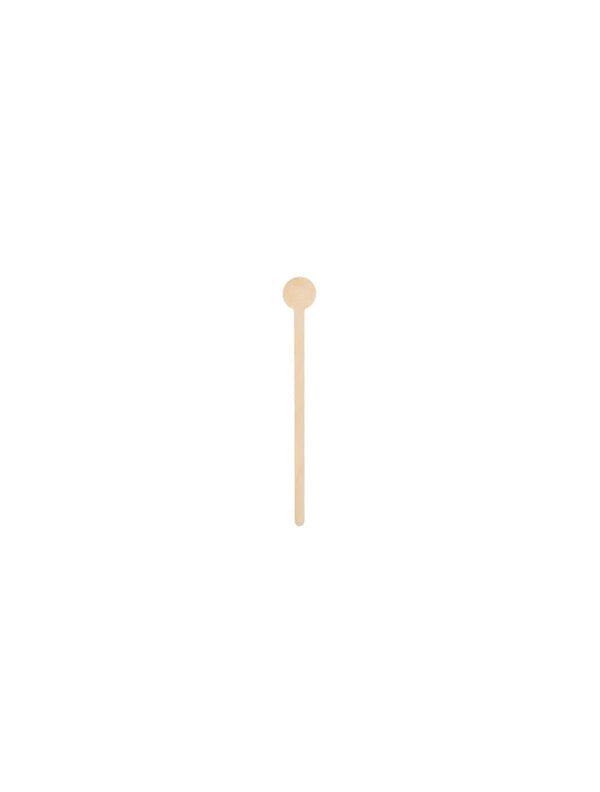 Compostable 150mm Wooden Disc Stirrers - 1000pk