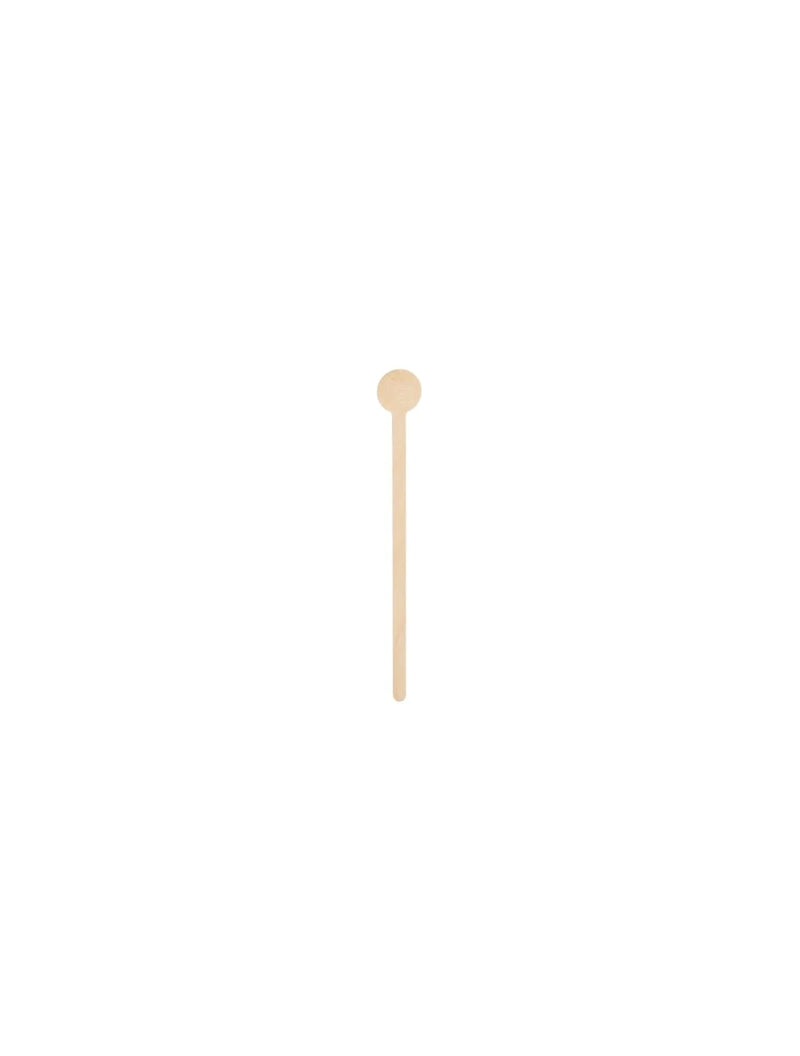 Compostable 150mm Wooden Disc Stirrers - 1000pk