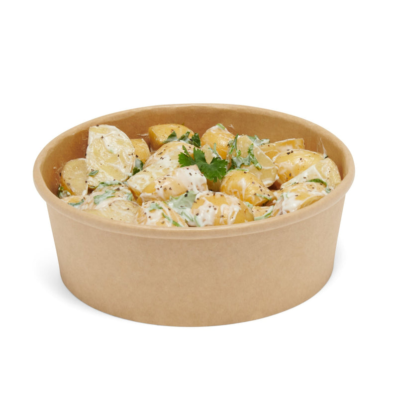 1090ml Shallow Kraft Paper Bowl - 300pk