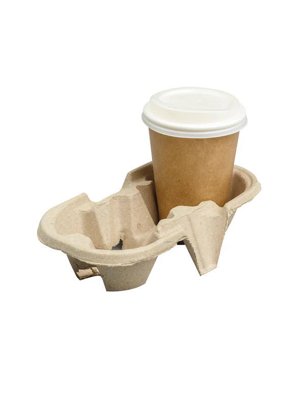 2 Cup Paper Pulp Carry Tray - 360pk